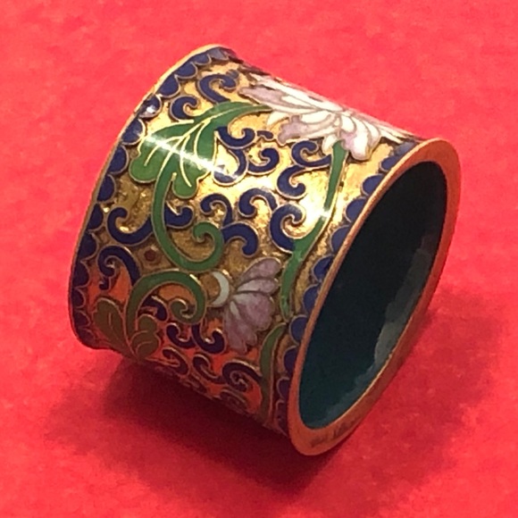 XXX - Cloisonné Napkin Ring - Picture 1 of 3